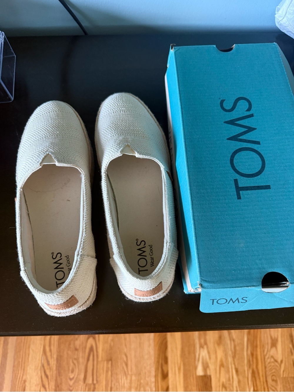 Toms Women's Slip-On Espadrilles in Natural Cream